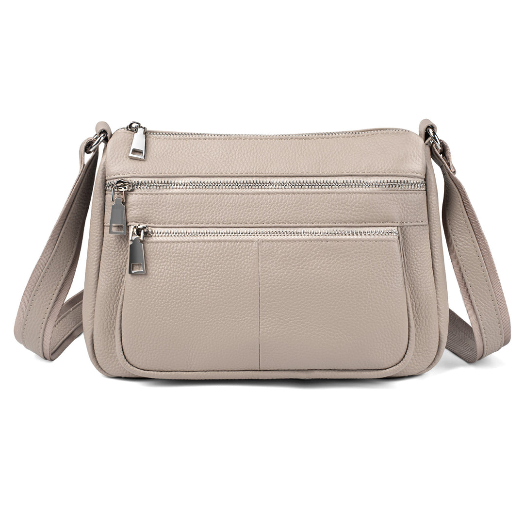 befen Shoulder Bags with Multi Zipper Pockets
