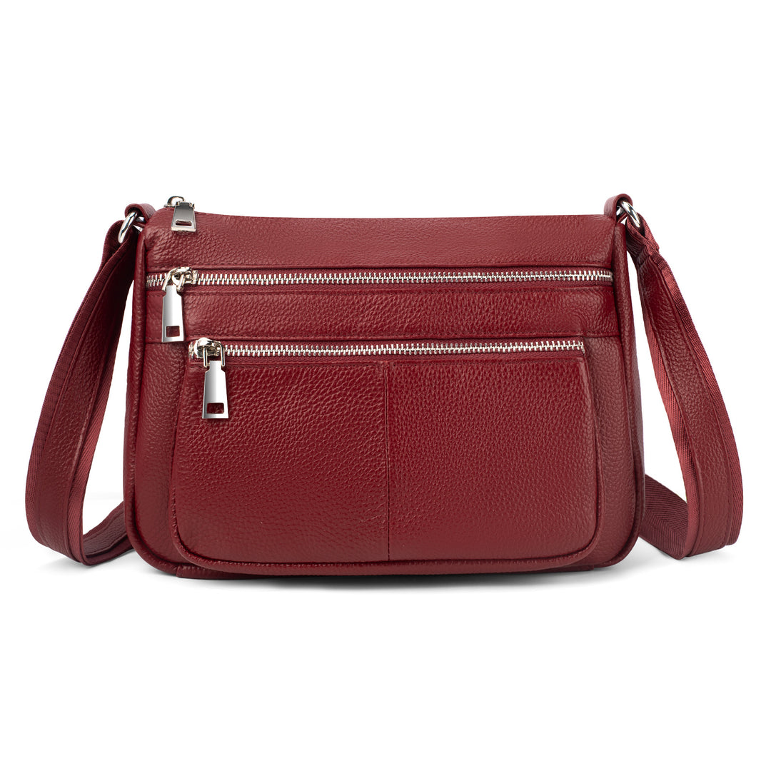 befen Shoulder Bags with Multi Zipper Pockets