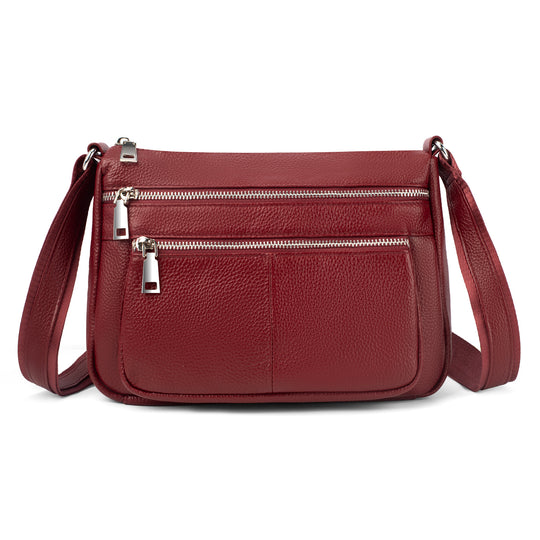 befen Shoulder Bags with Multi Zipper Pockets