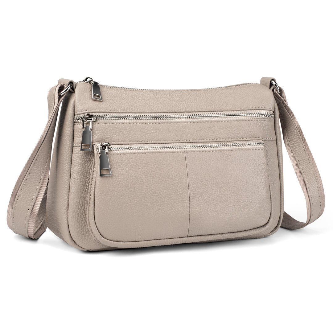 befen Shoulder Bags with Multi Zipper Pockets