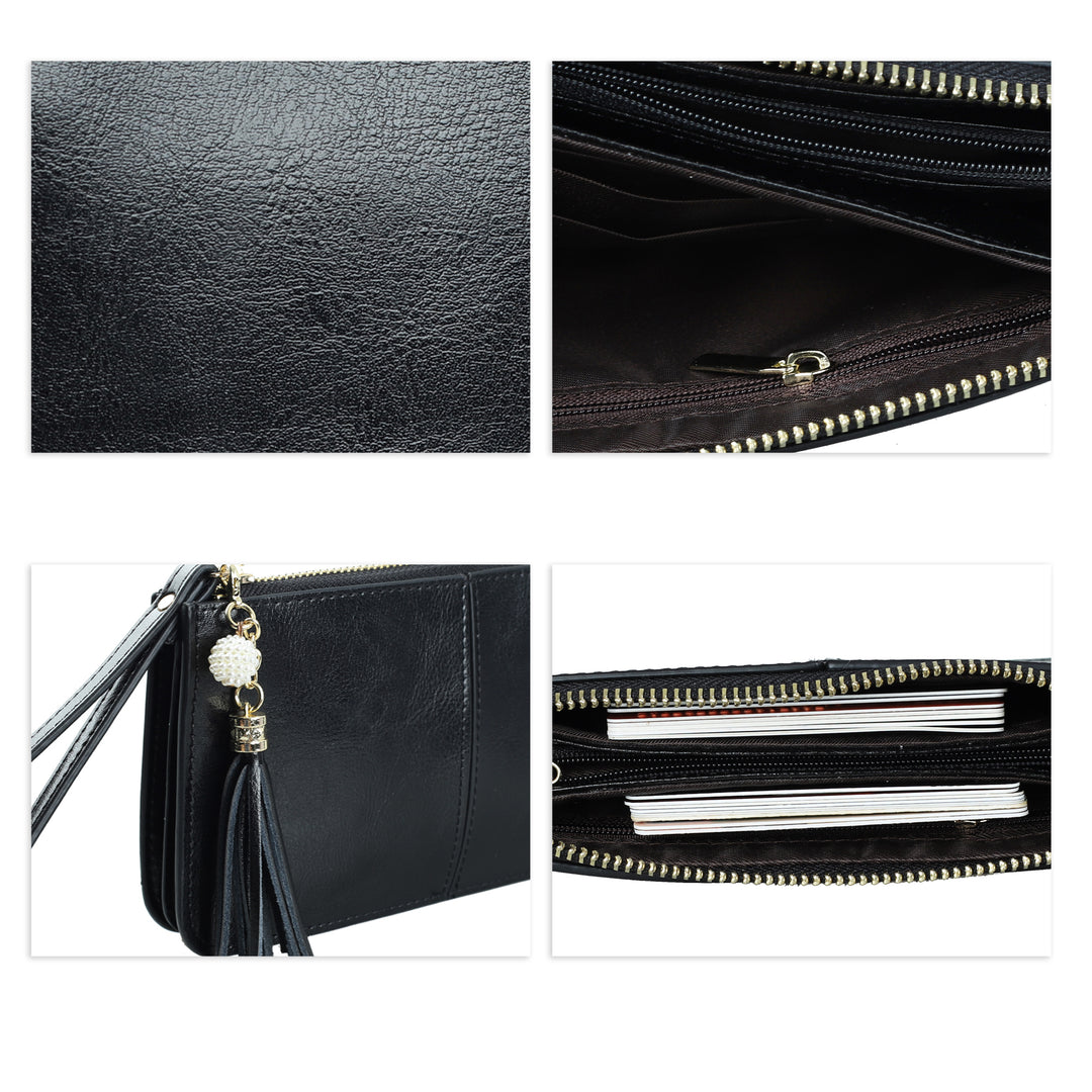 befen Genuine Leather Wristlet