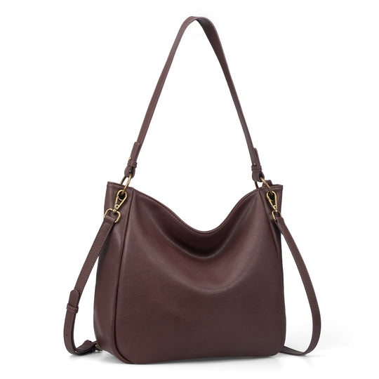 Befen Vintage Leather Hobo with 2 Straps