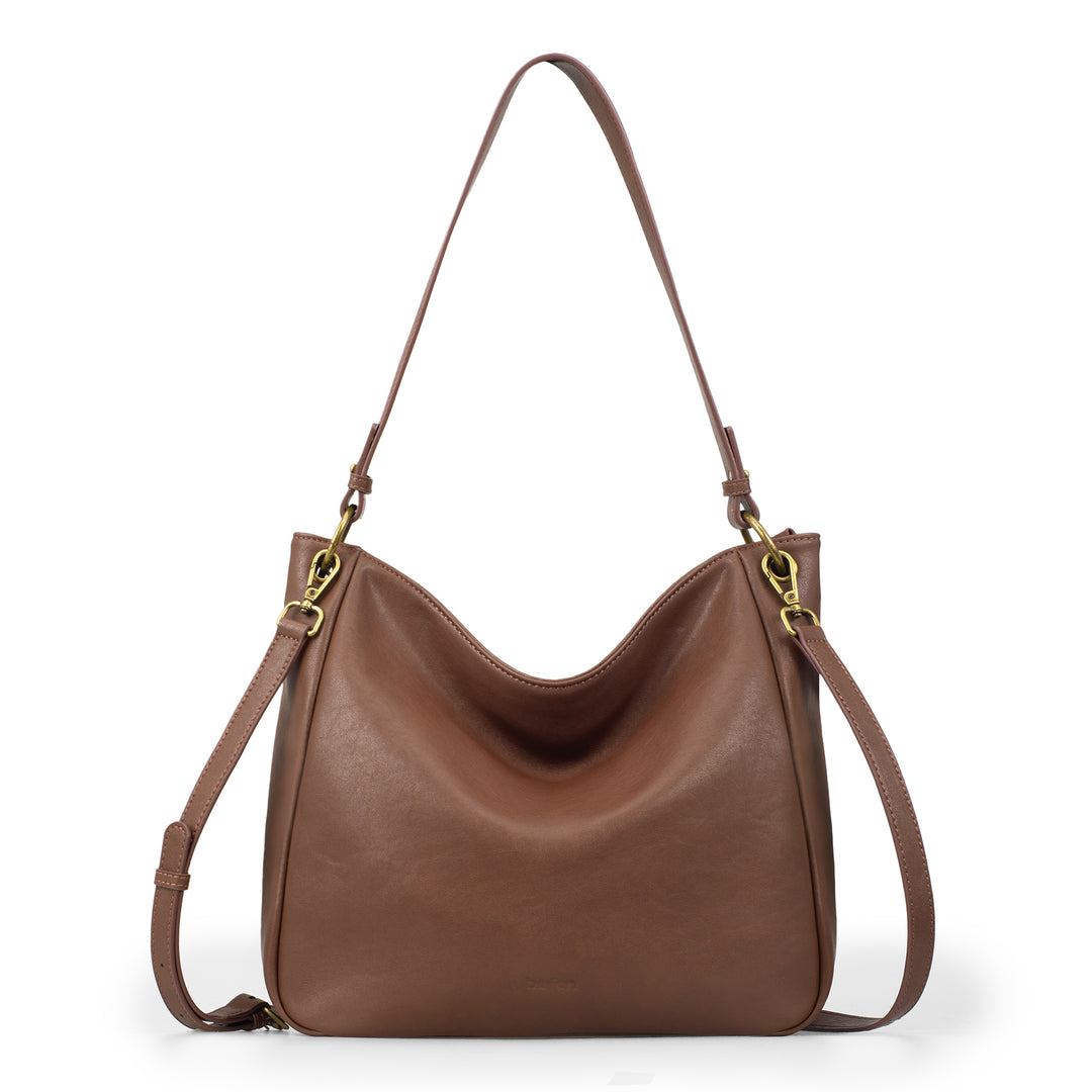 Befen Vintage Leather Hobo with 2 Straps