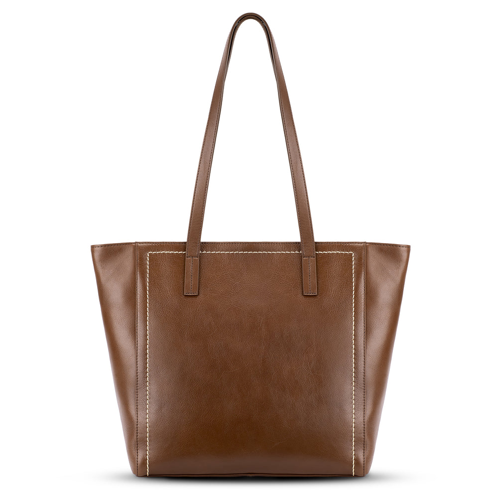befen Vintage Genuine Leather Work Tote Bag