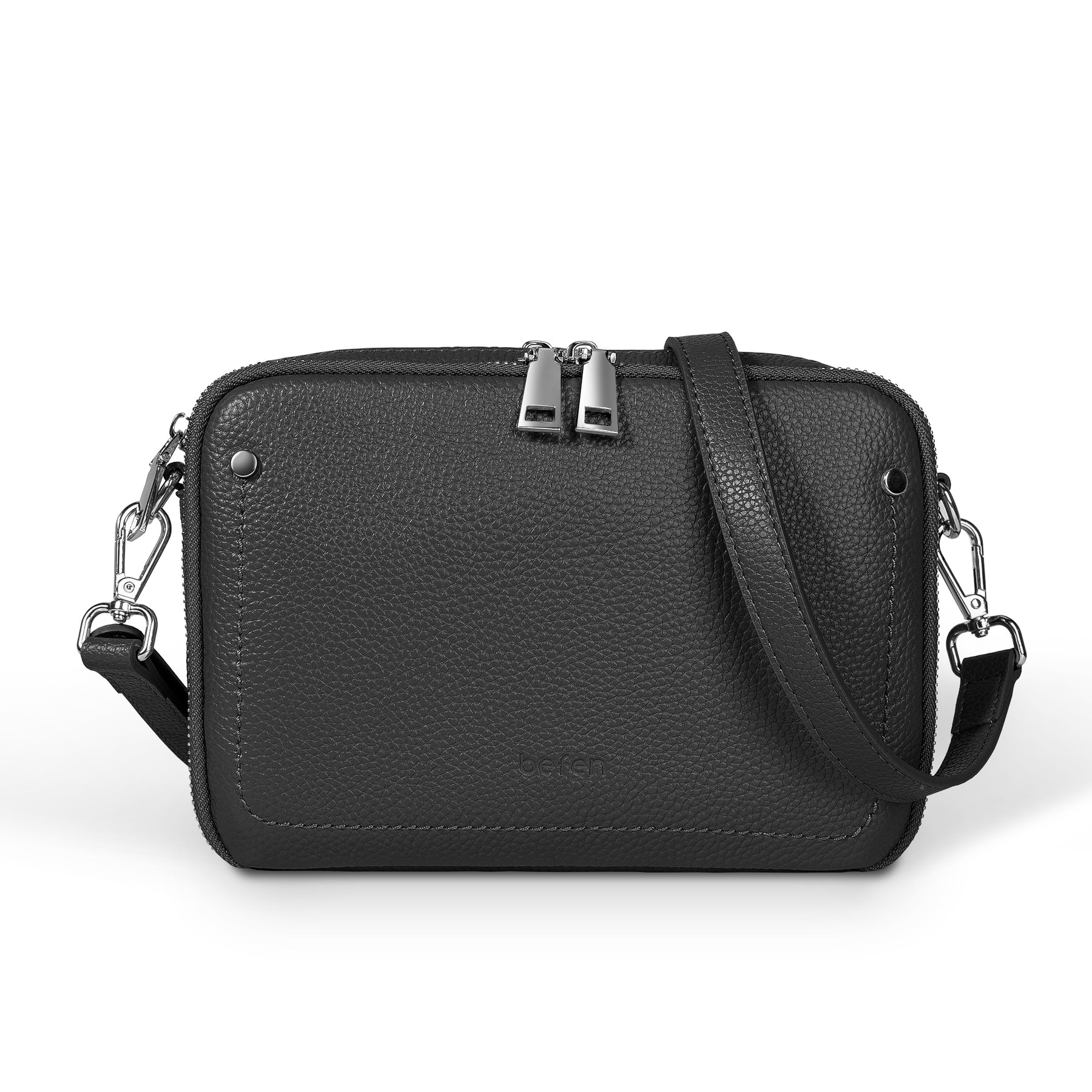 Rfid Leather Crossbody With Built In Wallet Crossbody Leather RFID