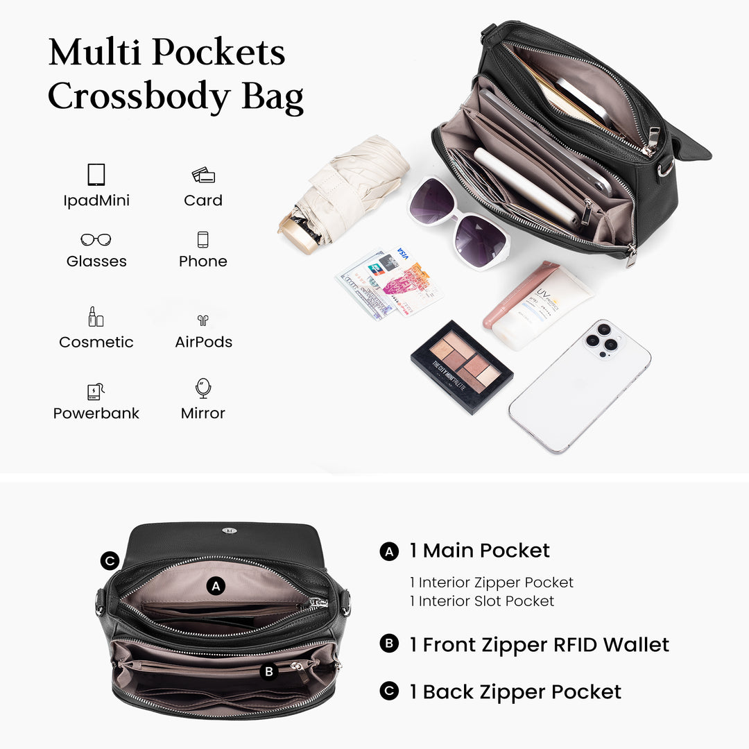 Befen Flap Saddle Crossbody Bag