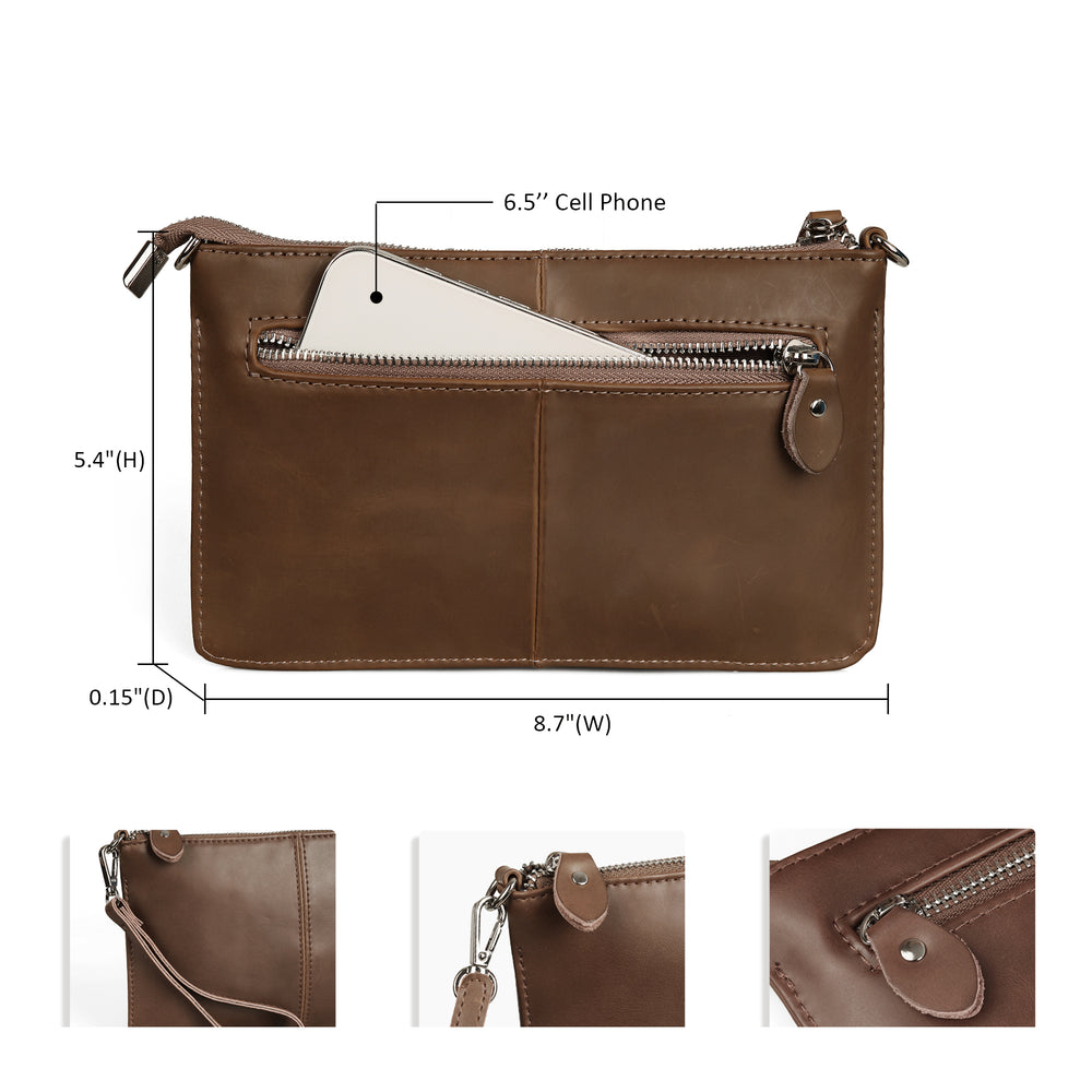 befen Delicate Leather Wristlet