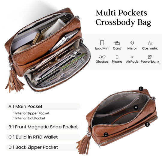 befen RFID Crossbody Purse