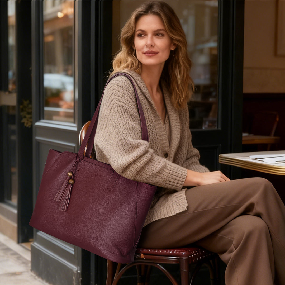 Befen Tassel Leather Tote