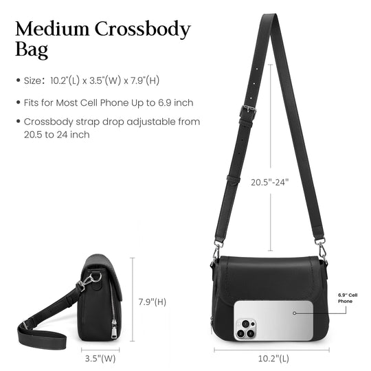 Befen Flap Saddle Crossbody Bag