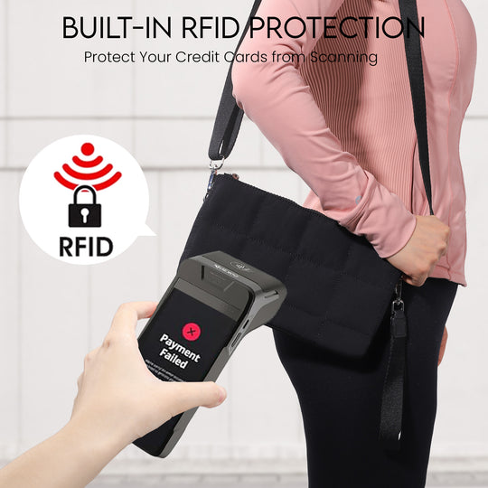 befen Puffer RFID 2 Straps Wristlet