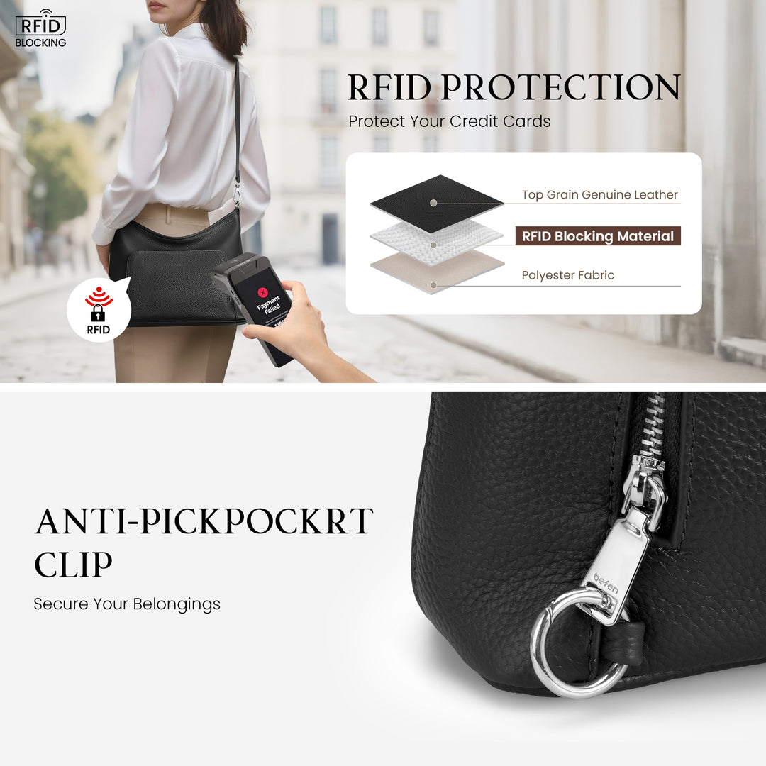 Befen Anti-Theft Hobo Bag