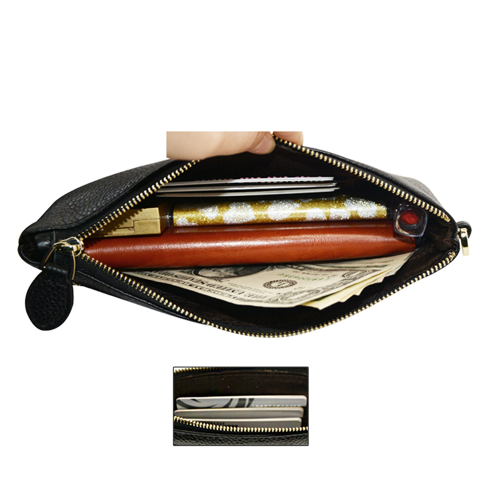 befen Leather Wristlet
