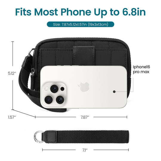 befen RFID Wristlet Wallet