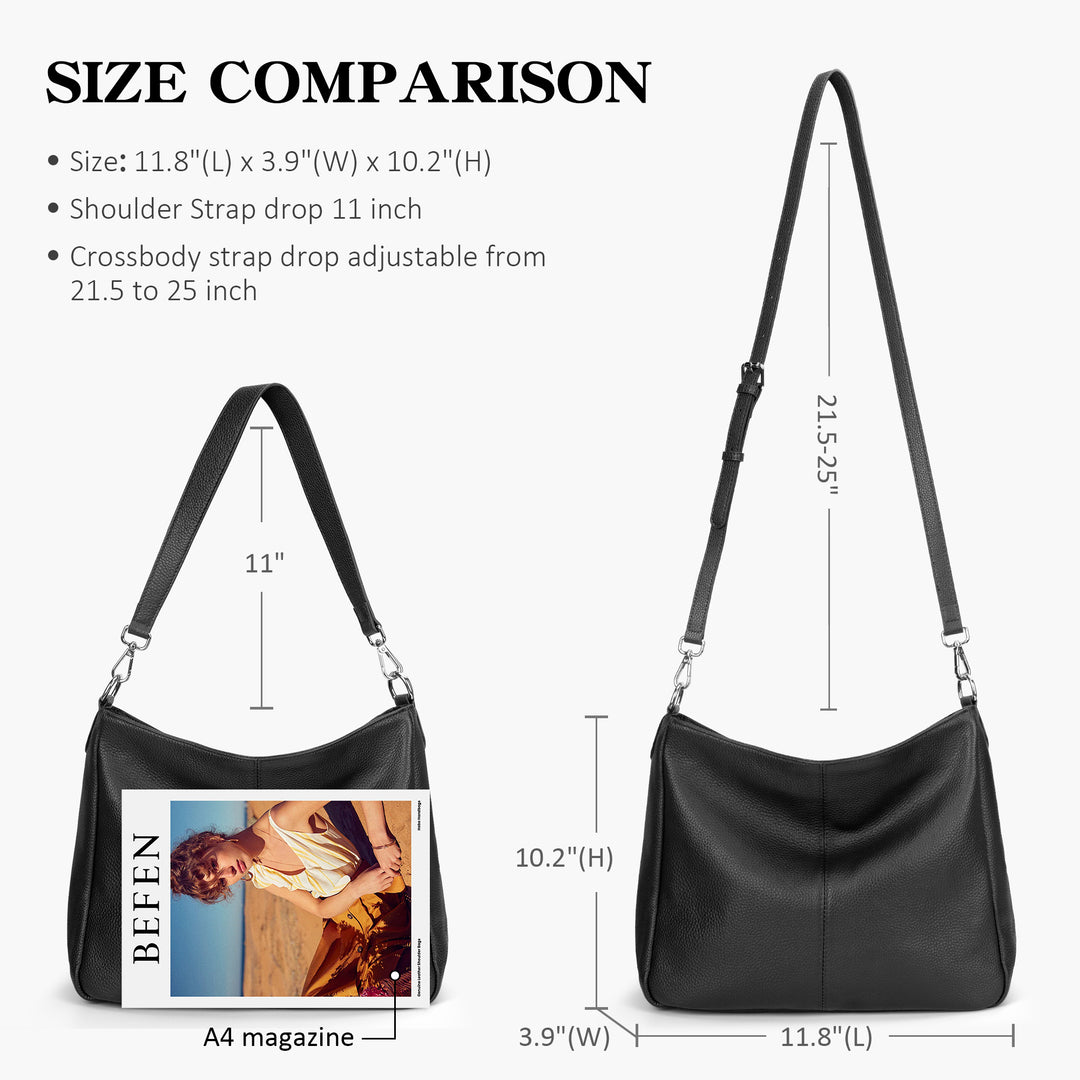 befen Leather Hobo Bags