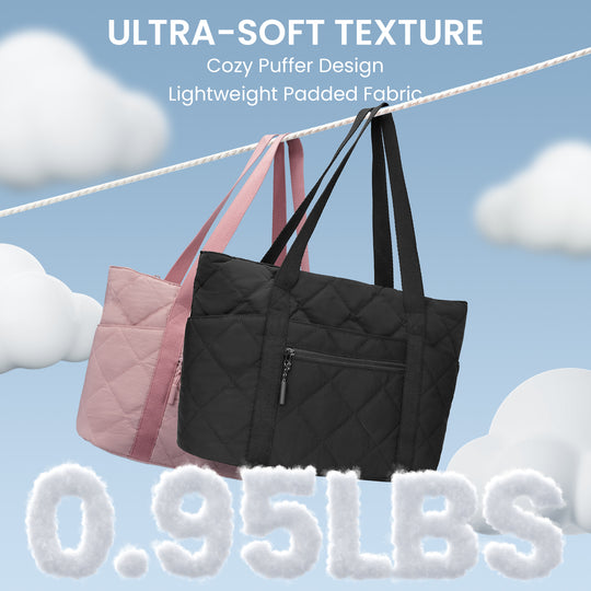 befen Laptop Puffer Tote Bag