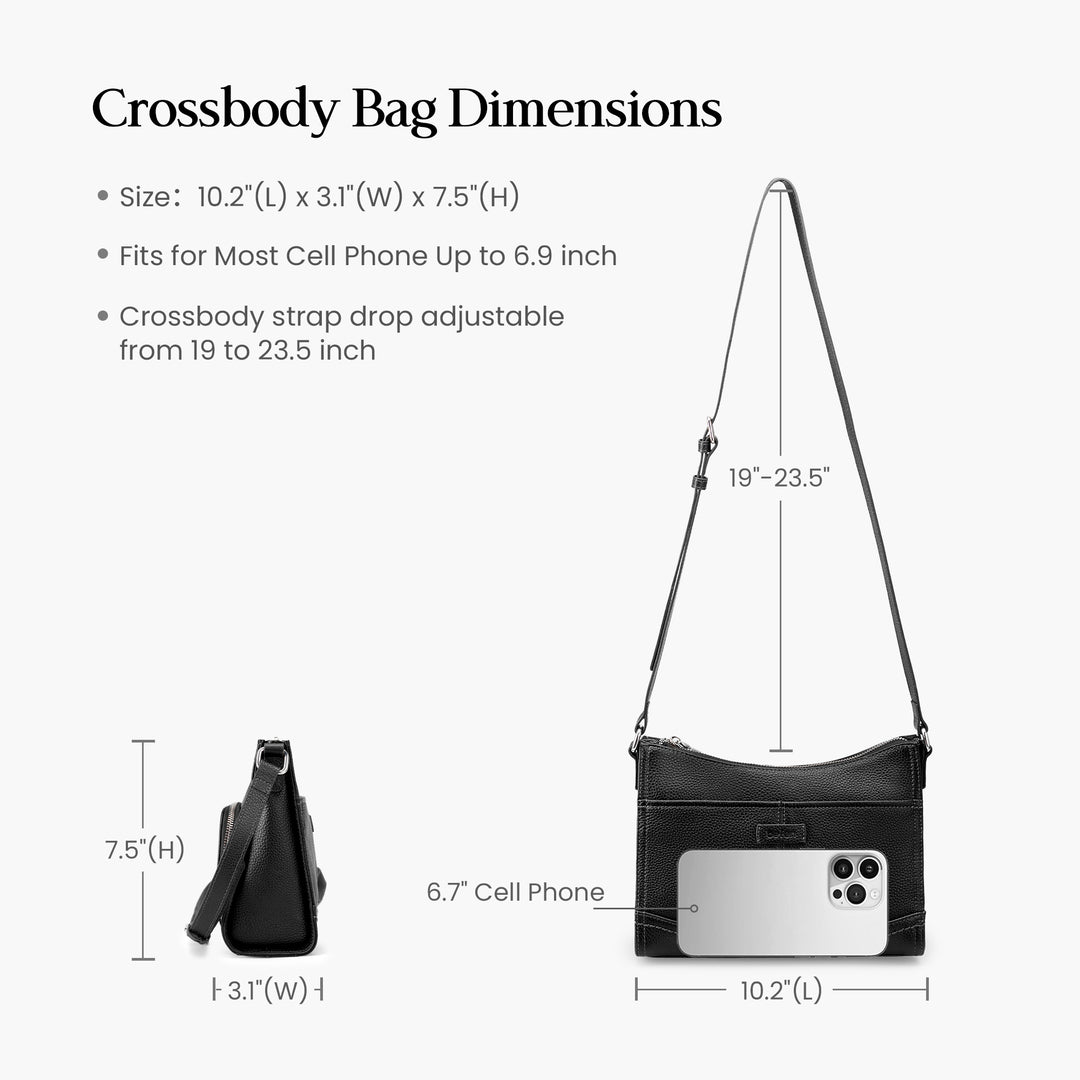 Befen RFID Blocking Leather Handbag