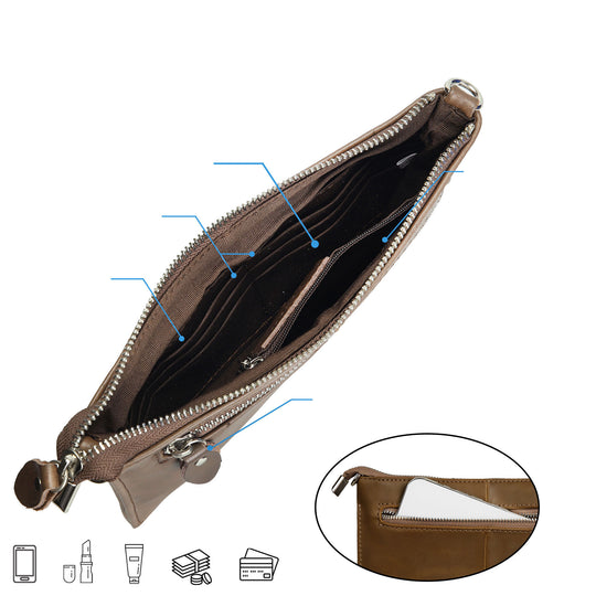 befen Delicate Leather Wristlet