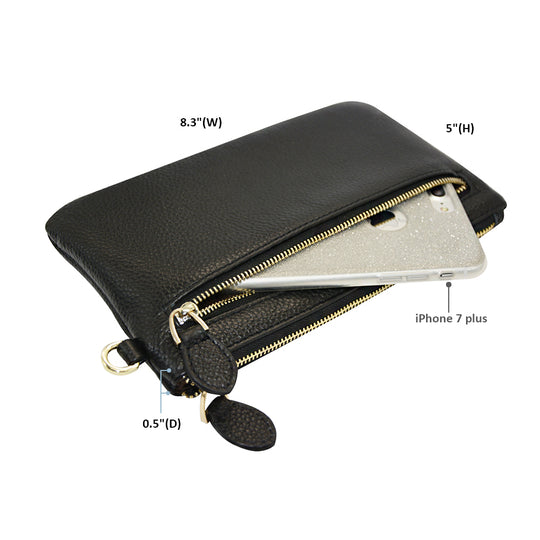 befen Leather Wristlet