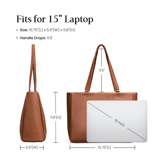 Befen Professional Leather Laptop Tote