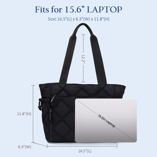 befen Tote Bag with 15.6 inch Laptop Pocket