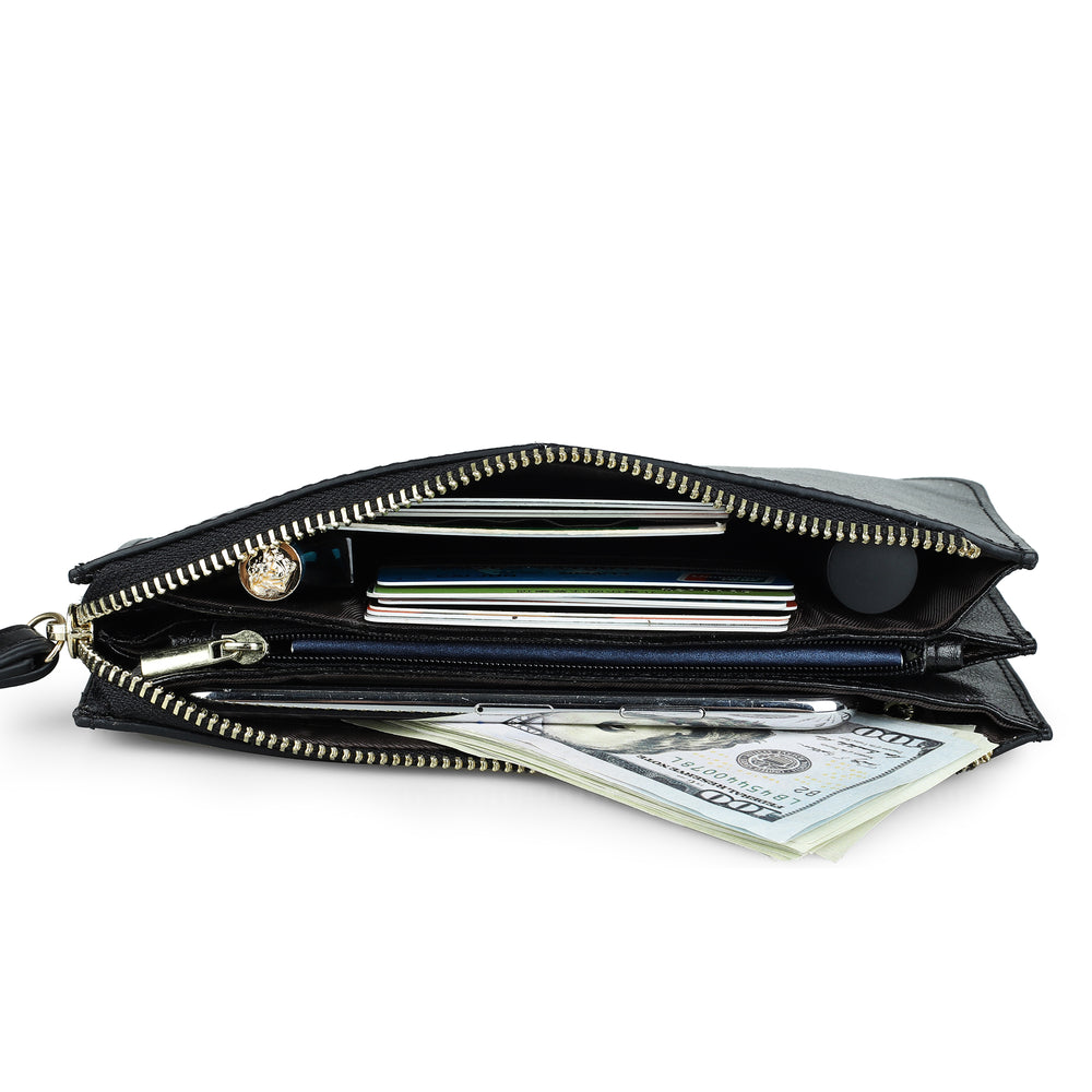befen Genuine Leather Wristlet