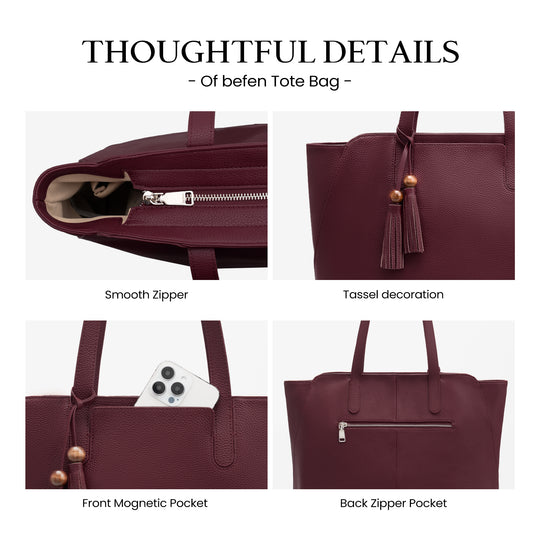 Befen Tassel Leather Tote