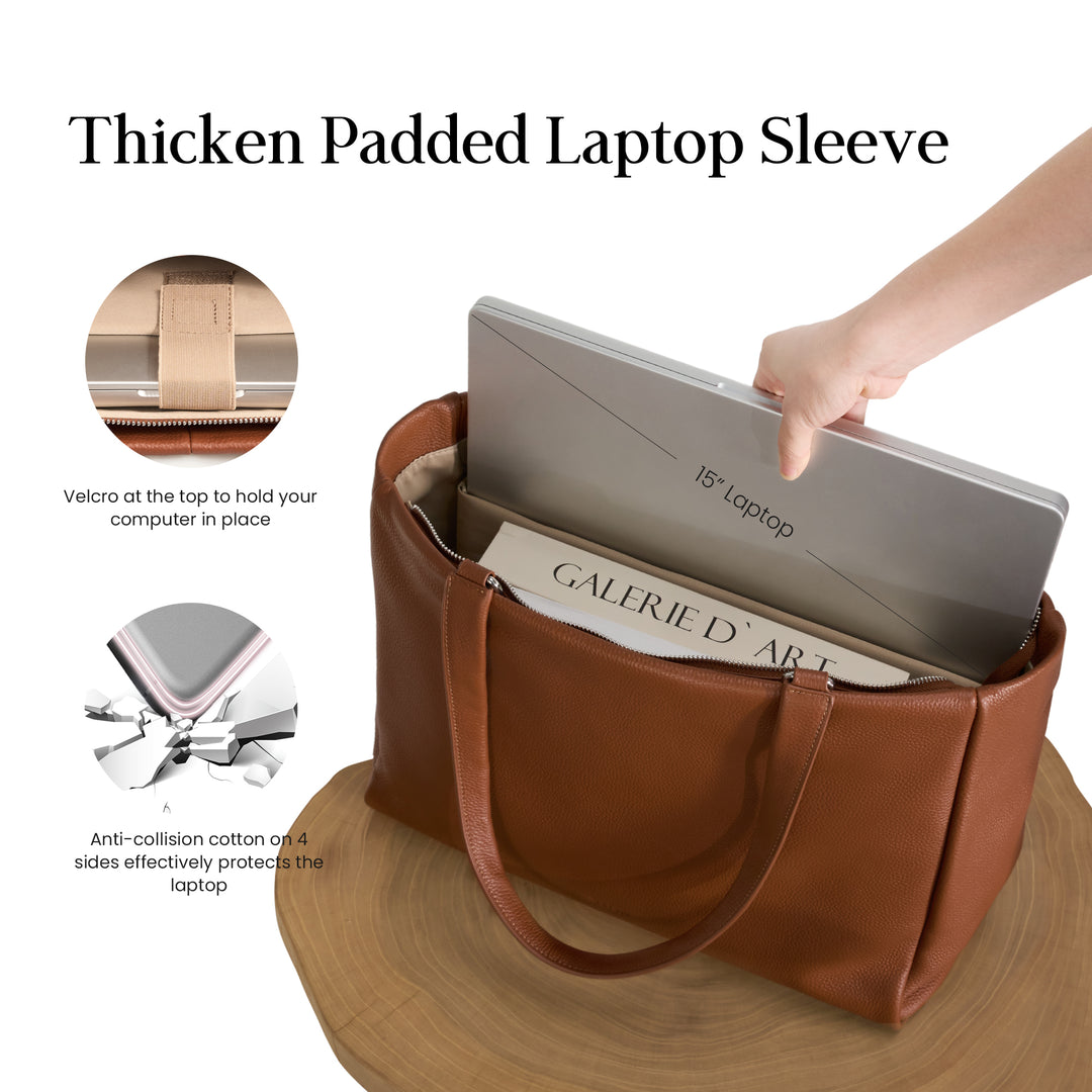 Befen Professional Leather Laptop Tote