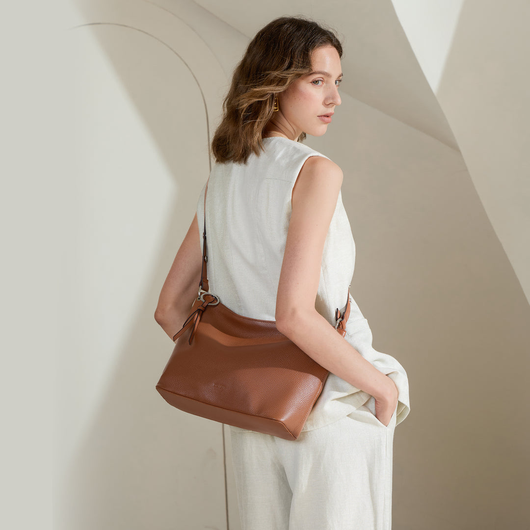 Befen Leather  Hobo Bag Standout Strap