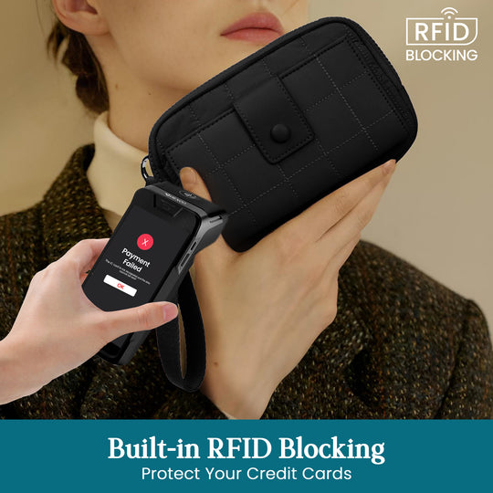 befen RFID Wristlet Wallet