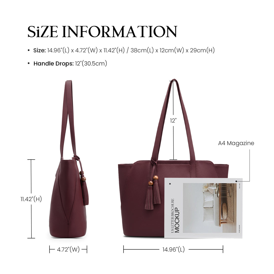 Befen Tassel Leather Tote