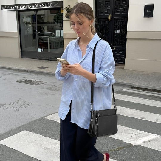 befen Anti Theft Shoulder Bag with Wallet RFID