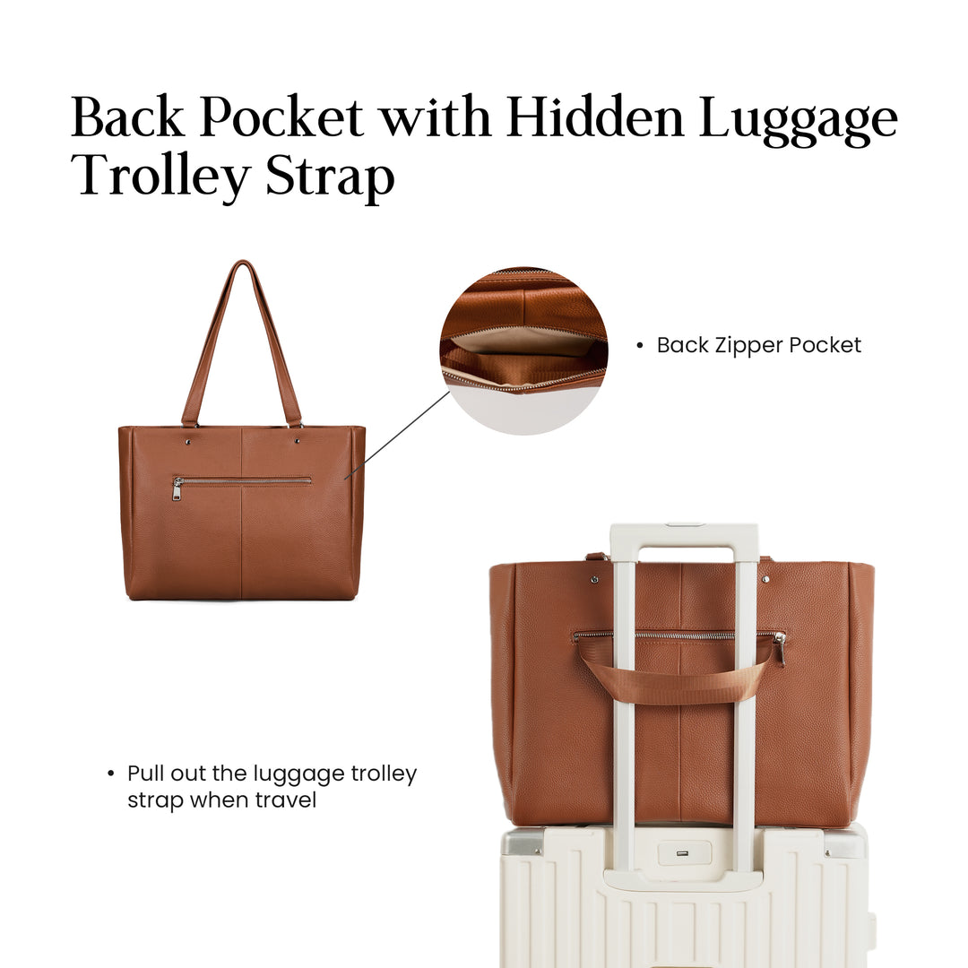 Befen Professional Leather Laptop Tote