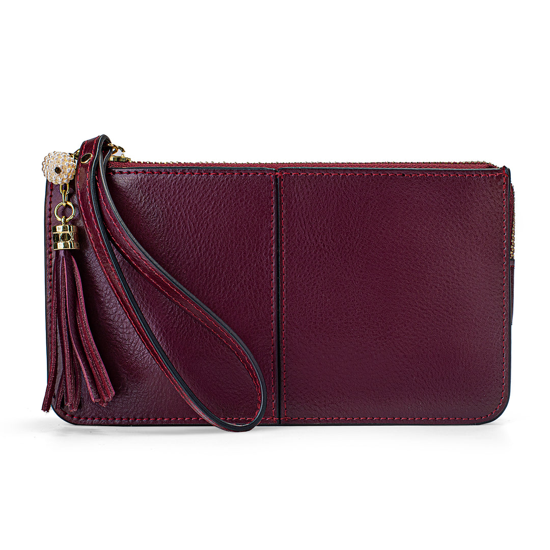befen Genuine Leather Wristlet