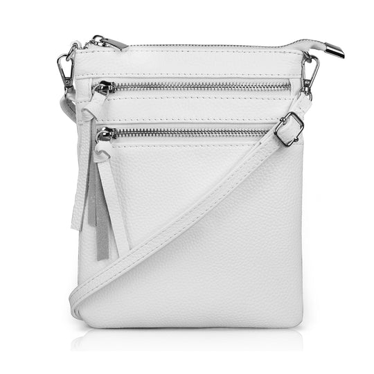 befen Multi-zip Pocket Leather Bag
