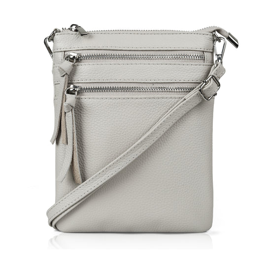 befen Multi-zip Pocket Leather Bag