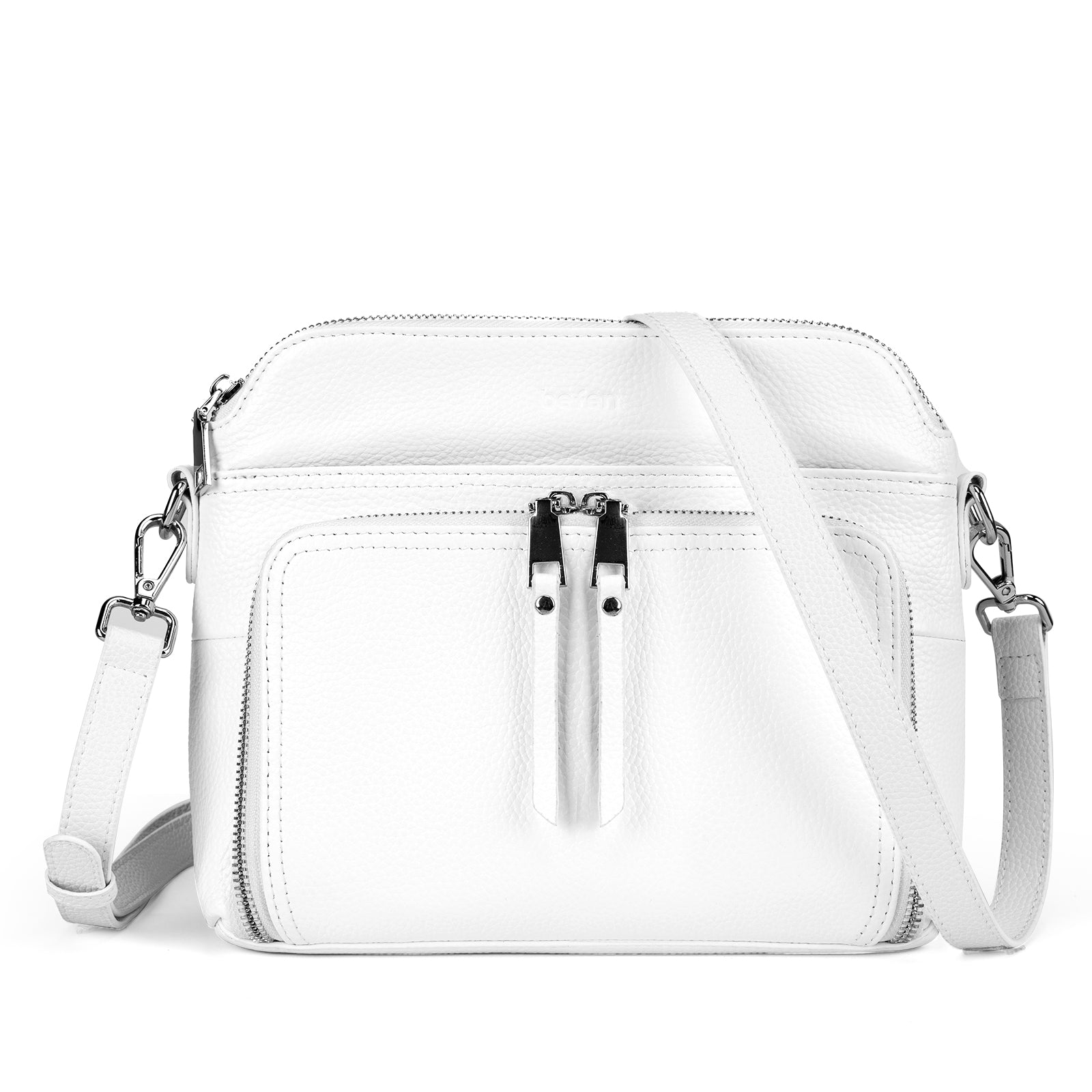 Fred de la Bretoniere Dames | Grijze crossbody tas